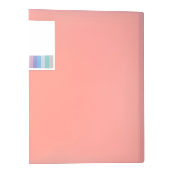 1PC A4 Presentation Portfolio Book, Clear Poly Pockets Holds 40 Pages, Artwork & Office Document Storage Organizer