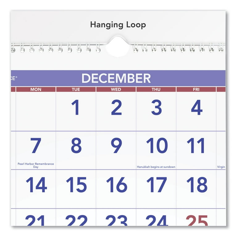 Deluxe Three-Month Reference Wall Calendar, Vertical Orientation, 12 x 27, White Sheets, 14-Month (Dec to Jan): 2023 to 2025 Deluxe Three-Month Reference Wall Calendar, Vertical Orientation, 12 x 27, White Sheets, 14-Month (Dec to Jan): 2023 to 2025