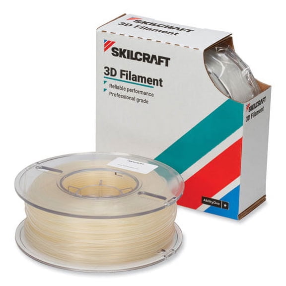 1PC AbilityOne 7045017057351 SKILCRAFT 3D Printer Polylactic Acid Filament, 2.85 mm, Natural