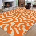thumbnail image 1 of 6.5'x10' carpet runner for party washable carpet for living room plush area rug striped area rug washable area rug, 1 of 10