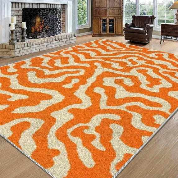 6.5'x10' carpet runner for party washable carpet for living room plush area rug striped area rug washable area rug