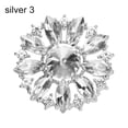 thumbnail image 1 of 1PC Accessories Bride High Heel Rhinestone Square Clamp Shiny Clips Charm Buckle Shoe Decorations Clip SILVER 3, 1 of 8