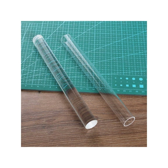 1PC Acrylic 19 5cm Solid Hollow Clay Acrylic Rolling DIY Modelling Clay Tools Pottery Porcelain Tool Handmade Art Clay Extruder Craft Tools Craft Accessories