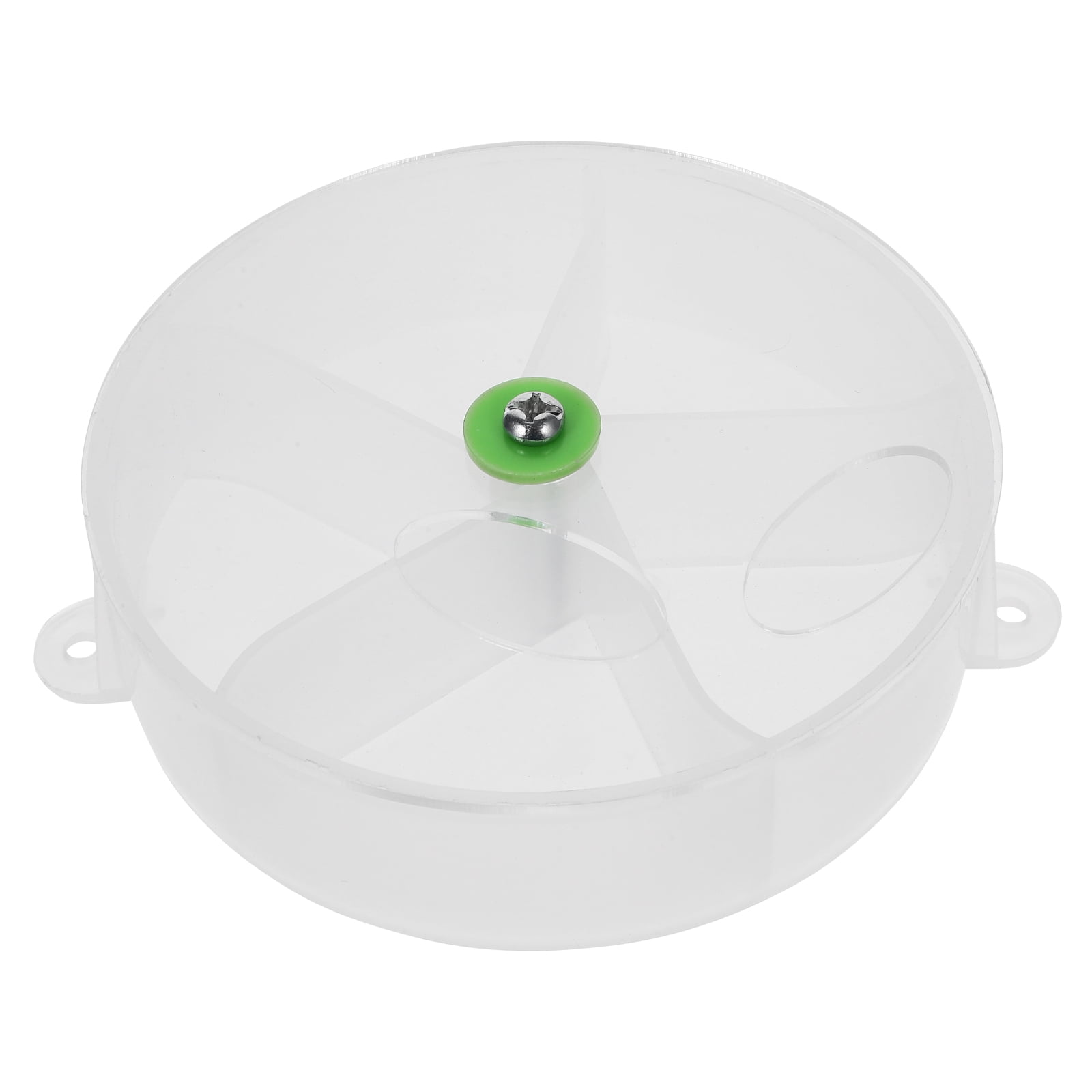 1PC Acrylic Parrot Foraging Container Puzzle Compartment Parrot Feeding