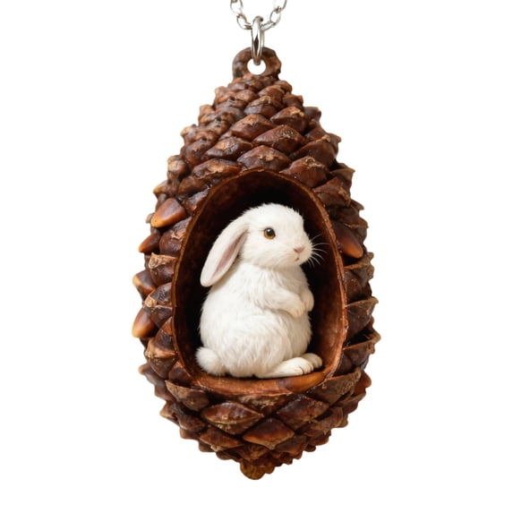 1PC Acrylic Rabbit Hanging Ornament Acrylic Christmas Ornament Christmas Tree Ornament For Holiday Home Decor Blue