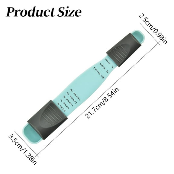1PC Adjustable Double-Headed Measuring Spoons for Milk Powder and Coffee, Plastic Kitchen Utensils Precision Measuring Tools for Baking and Cooking, Dry and Semi-Liquid Ingredients