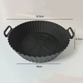1PC Air Fryer Silicone Baking Tray Mat Circular HighTemperature