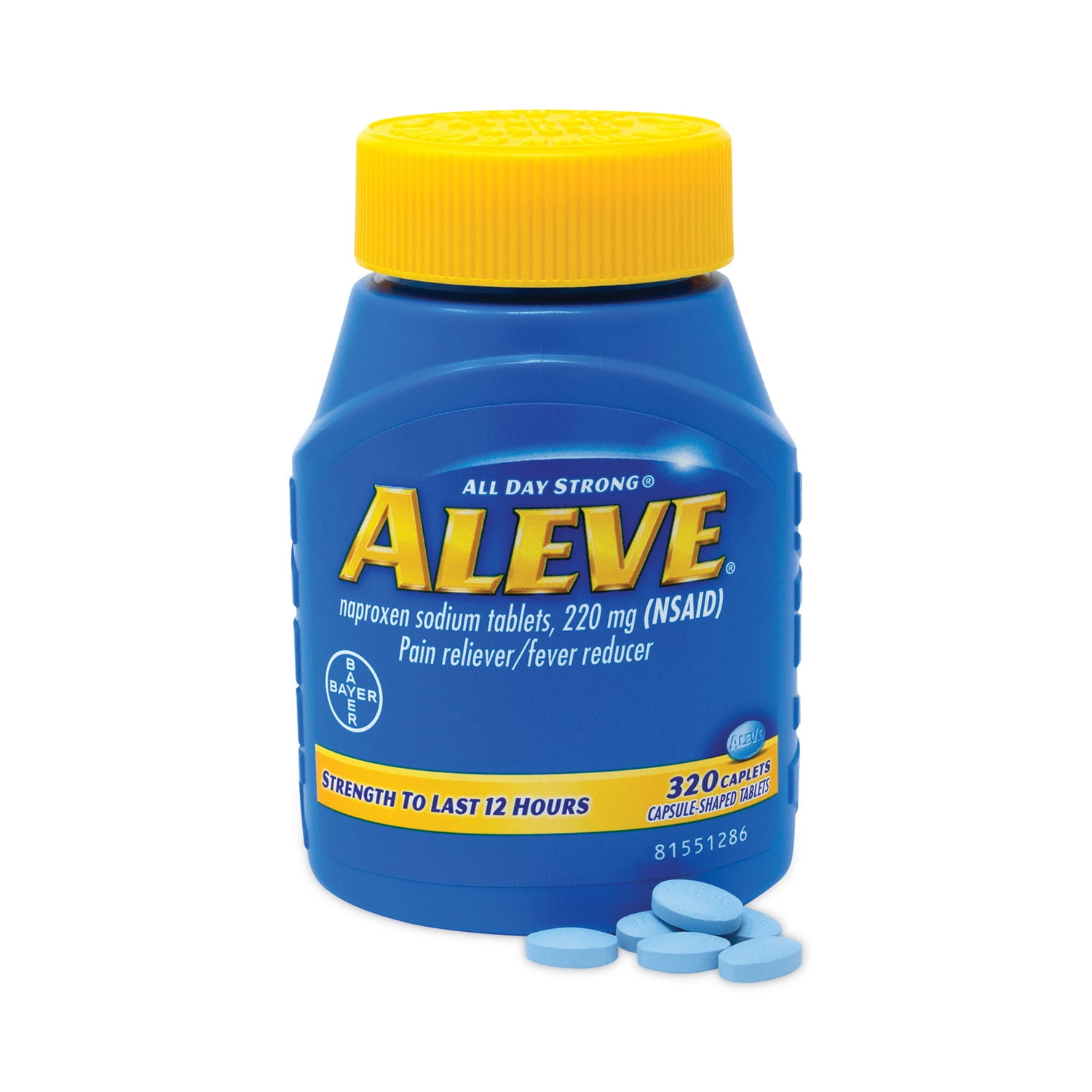 Pain Reliever Tablets 220 mg, 320/Bottle, Ships in 1-3 Business Days Pain Reliever Tablets 220 mg, 320/Bottle, Ships in 1-3 Business Days