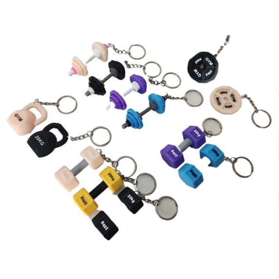 1PC All Gym Keychain Model (Customizable Text) 3D Printing