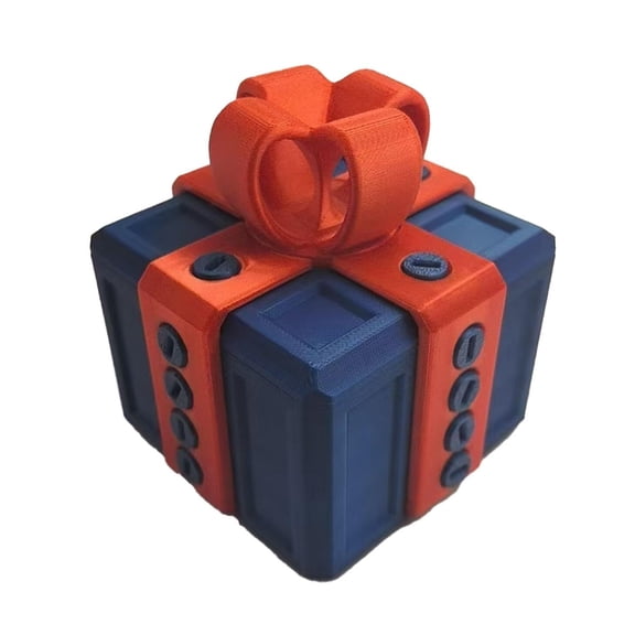 1PC Annoying 3D Printed Christmas Decoration Magic Gift Box For Friends