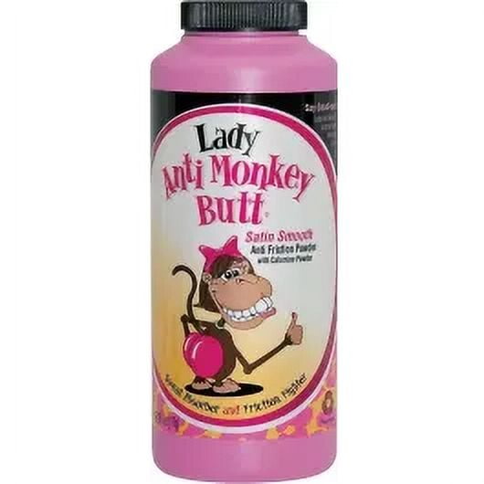 1PC Anti Monkey Butt 816800 Anti Friction Skin Powder for Ladies 6 Ounce Bottle (Case of 3)