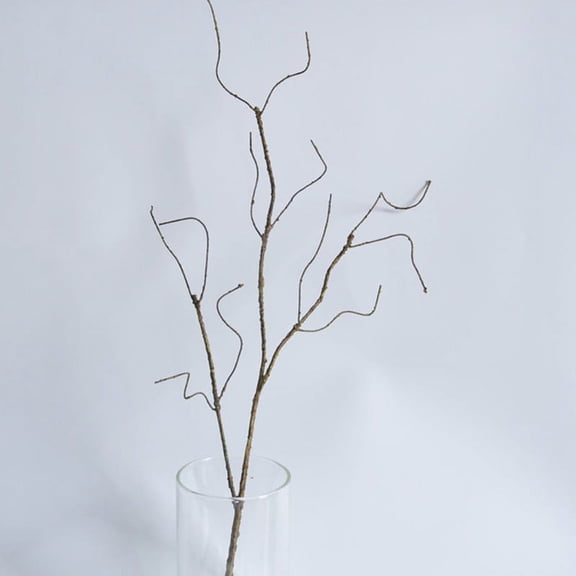 1PC Artificial Dry Tree Branch Lifelike Curly Willow Branches Decorative Dried Artificial Twigs For Wedding Christmas Home Decor