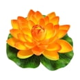 thumbnail image 1 of 1PC Artificial Floating Foam Lotus Flower and Leaves, Water Lily Ornament for Pond, Pool, Spring and Garden Decoration, 1 of 6