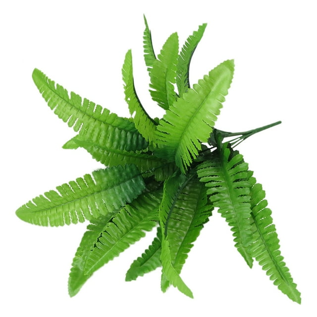 1PC Artificial Lifelike Large Silk Fern Glass Green Grass Home