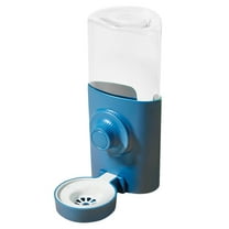 1PC Automatic Hanging Water Feeder, Removable Stainless Steel Hanging Drinking Fountain, Plasticbottle Water Dispenser Drinker for Rabbits Cat Puppy Rats Guinea Pigs