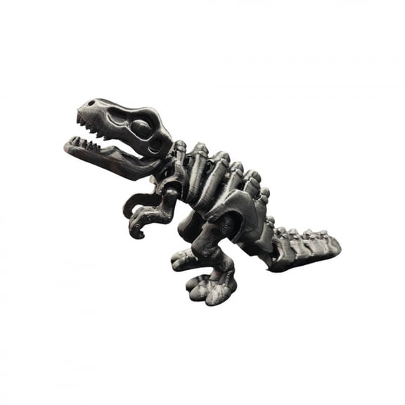 1PC BLACK 13CM 3D Printed Tyrannosaurus Rex One-Piece Jointed Articulated - Popular Creative Model Dinosaur Tyrannosaurus Rex