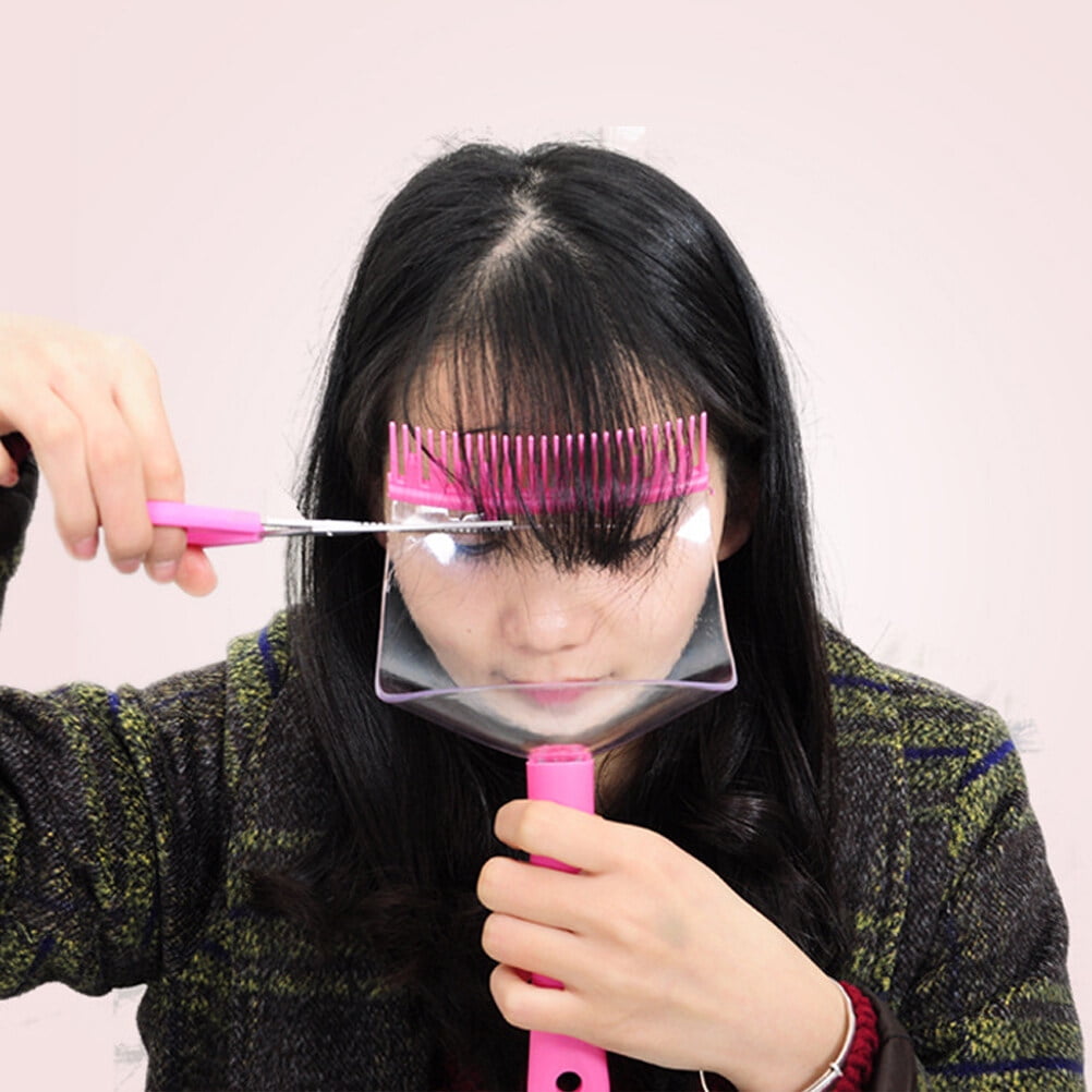 1PC Bang Cutting Comb Straight Bang Trimmer Hairstying Trimming Tool DIY Hair Bangs Comb for