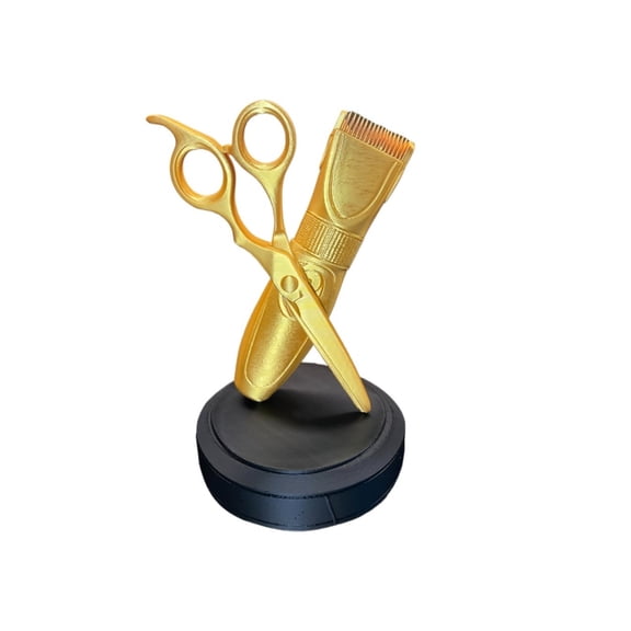 1PC Barber and Hairstylist Tribute Sculpture 3D Printing