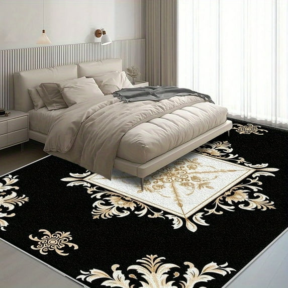 5.3'x7.5' carpet runner for hallway dining room carpet for under table area rug for office area rug neutral thick area rug