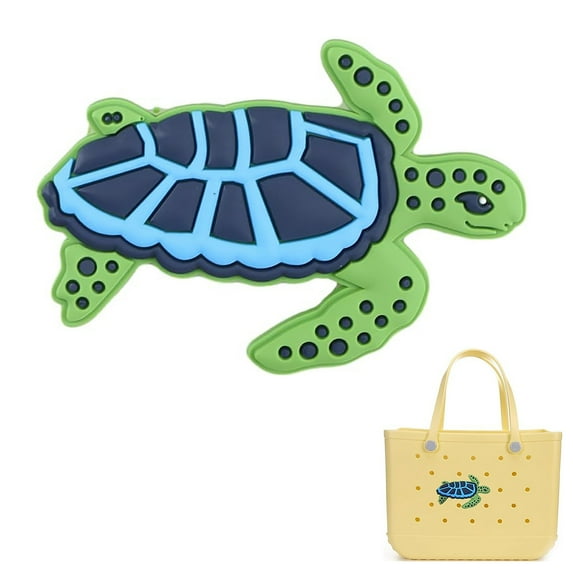 1PC Beach Bag Charm Accessories Rubber Totes Inserts Charms Charms for Beach Tote Bags DIY Customizing Compatible with Beach Tote Bags Insert for Beach Tote Bag(without Bag)