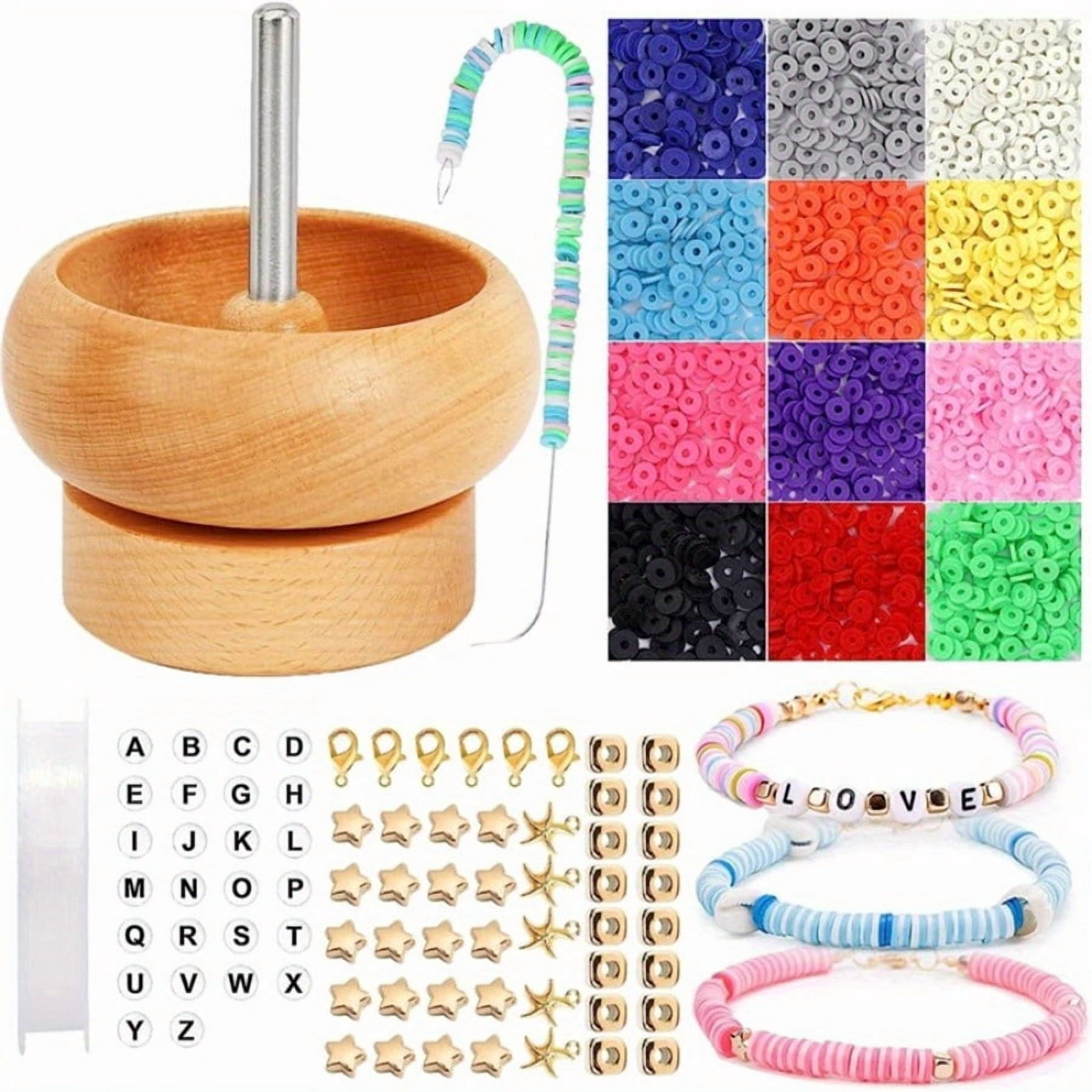 1PC Bead Spinner for Jewelry Making Kit Wood Bracelet Necklace Spinner ...