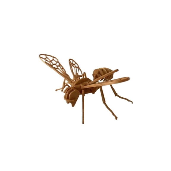1PC Bee 3D puzzle card set 3D printing