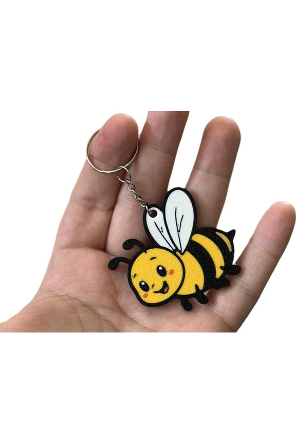1PC Bee Keychain 3D Printing