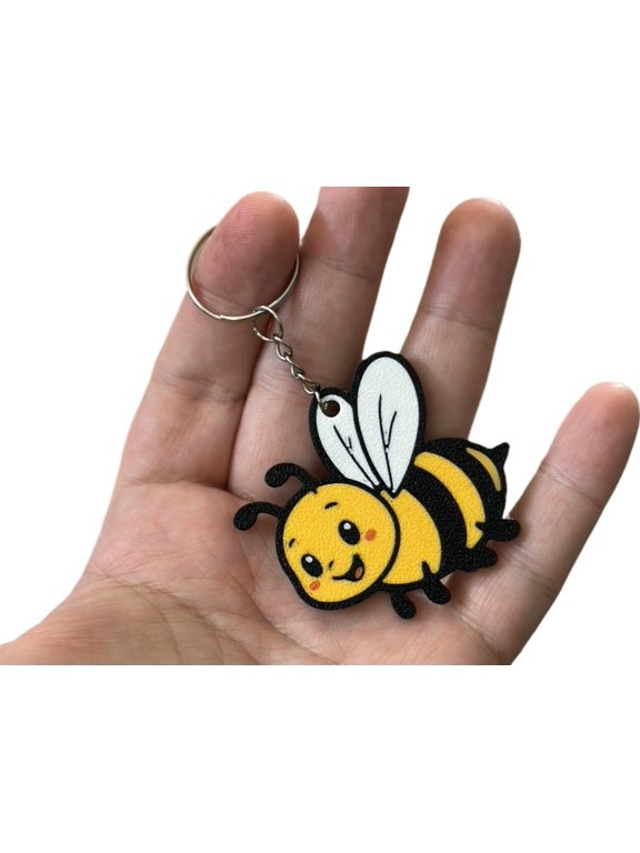 1PC Bee Keychain 3D Printing