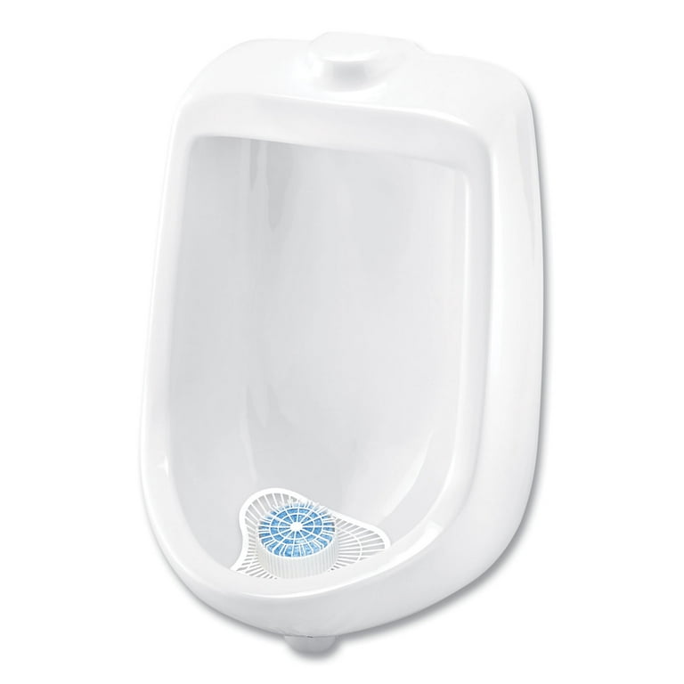Extra Duty Urinal Screen with Non-Para Block, Evergreen with Enzymes Scent, White, Dozen Extra Duty Urinal Screen with Non-Para Block, Evergreen with Enzymes Scent, White, Dozen