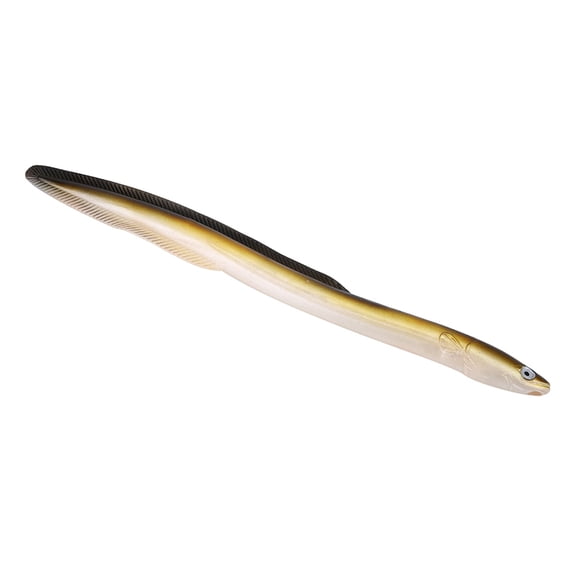 1PC Big Soft Sea Eel Shaped PVC Artificial Swimming Bait Fishing Lure, 11.8 inches / 30 cm, 2.22 oz / 63 g