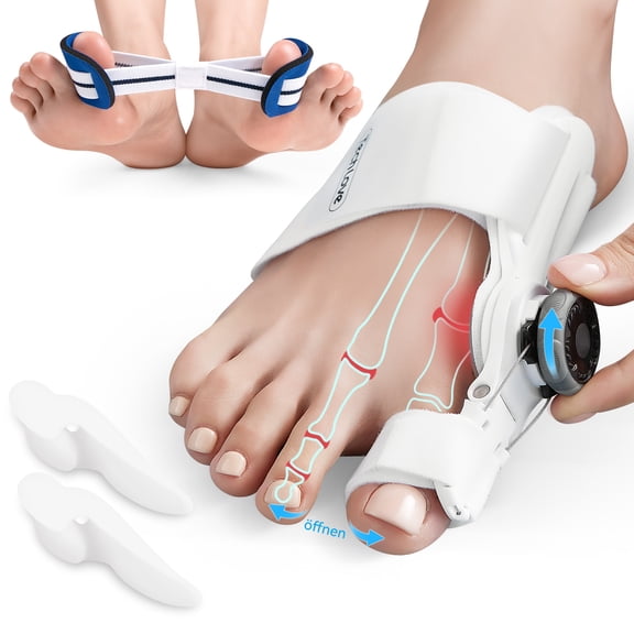 Birdsexy 1PC Big Toe Straightener Adjustable Toe Corrector Knob Hallux Valgus Correction Toe Bunion Separators Foot Care Supplies