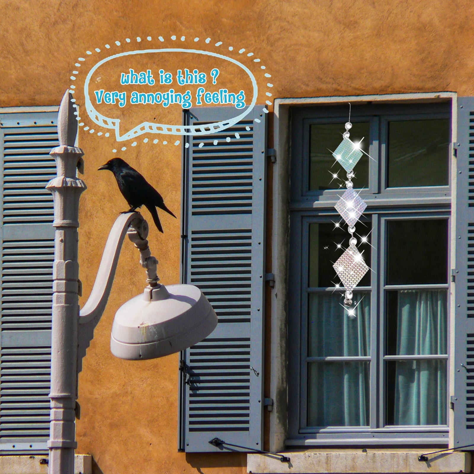 1PC Bird Owl Suspended Bird Flash Film Mealybugs Spray Safer Soap Spray