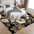thumbnail image 1 of 1PC Floral Pattern Area Carpet Local Carpet, Lightweight Washable Easy-to-Manage Carpet Mat Festival Gift, Suitable for Bedroom, Living Room, Dining Room, Office, Hallway, Room Accessones, 1 of 8