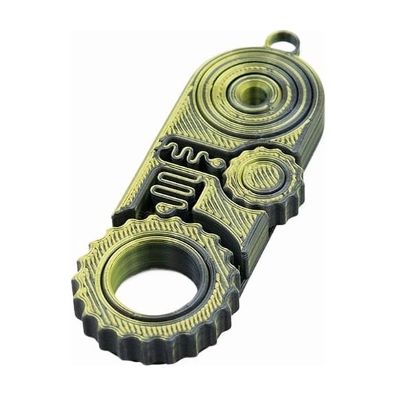 1PC Black Gold 8.6CM 3D Printed - A Three-in-One Stress Relief