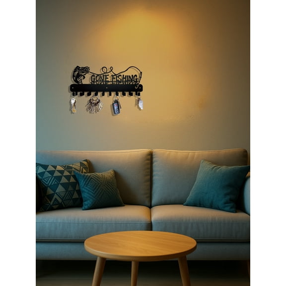 1PC Black Metal Animal Wall Hook  Rustic Tree Branch Decor Multi-Purpose Organizer for Bathroom Entryway Kids' Room