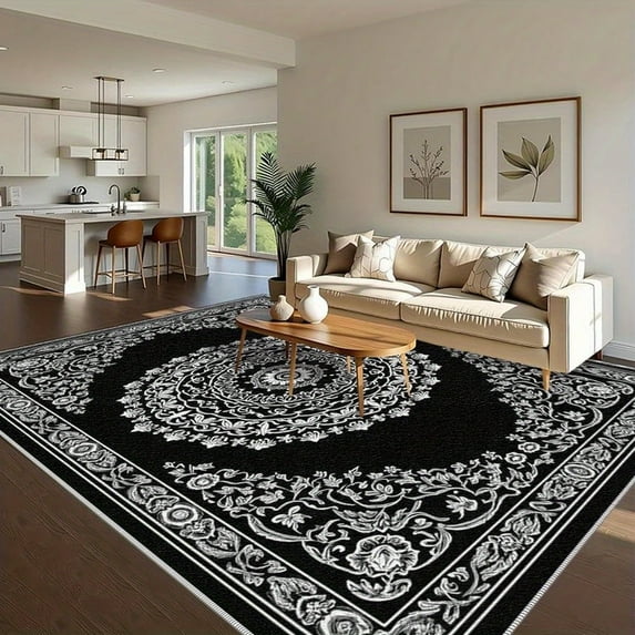 5'x7' carpet pads non slip boho carpet area rug for bedroom extra large area rug octagon area rug