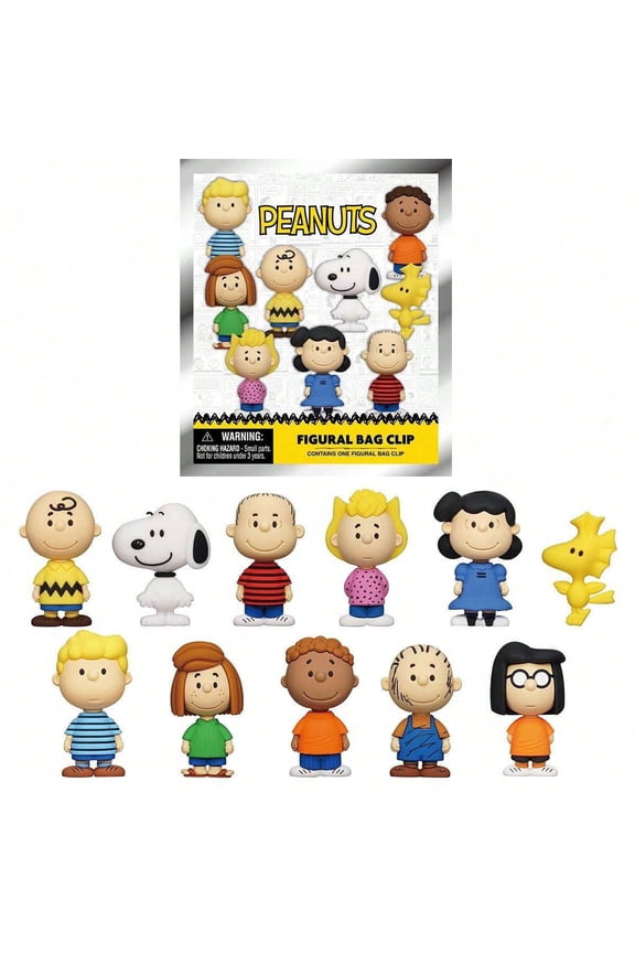 1PC Blind Bags Bag Clip Random One 3D Anime Character Keychain Pendant Mystery Blind Surprise Box Series Keyring