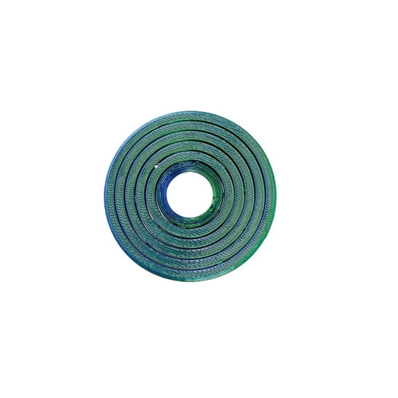 1PC Blue Green 5.7CM 3D ring fingertip spinner: creative, personalized, and portable.