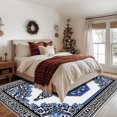 thumbnail image 1 of 6.5'x10' outdoor carpet runner carpet washable area rug for dining room low pile area rug vintage area rug, 1 of 10