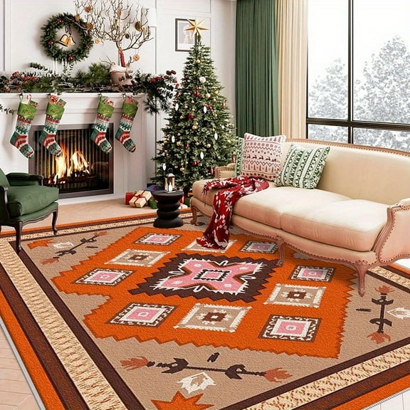 6.5'x10' outdoor carpet for patio dining room carpet for under table farmhouse area rug funky area rug textured area rug