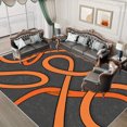 thumbnail image 1 of 4'x6' room carpet bedroom carpet small area rug large dining room area rug rust area rug, 1 of 7