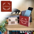 thumbnail image 1 of 1PC Book Shaped Bookmark Holders Home Office Desk Bookmark Holder Ornaments Gift for Friends Decor Personalized Gifts Storage Box for Bookmark,3D Printed Decorative Items For Pen Holders(Red), 1 of 7