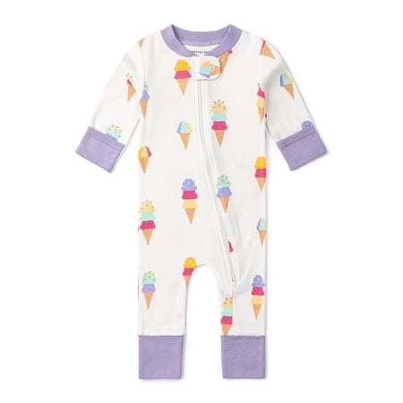 M+A by Monica + Andy, Organic Cotton One-Piece Coverall, Sizes Newborn - 18-24 Months