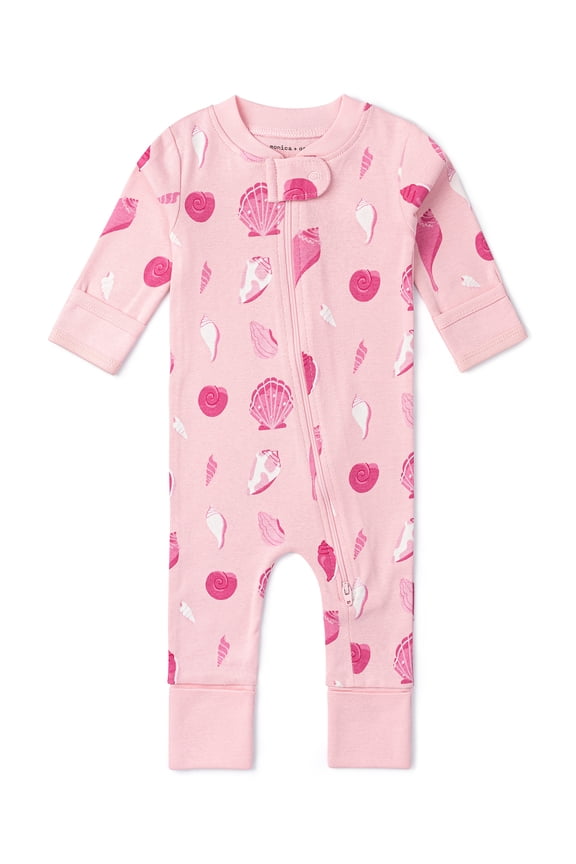 M+A by Monica + Andy, Organic Cotton One-Piece Coverall, Sizes Newborn - 18-24 Months