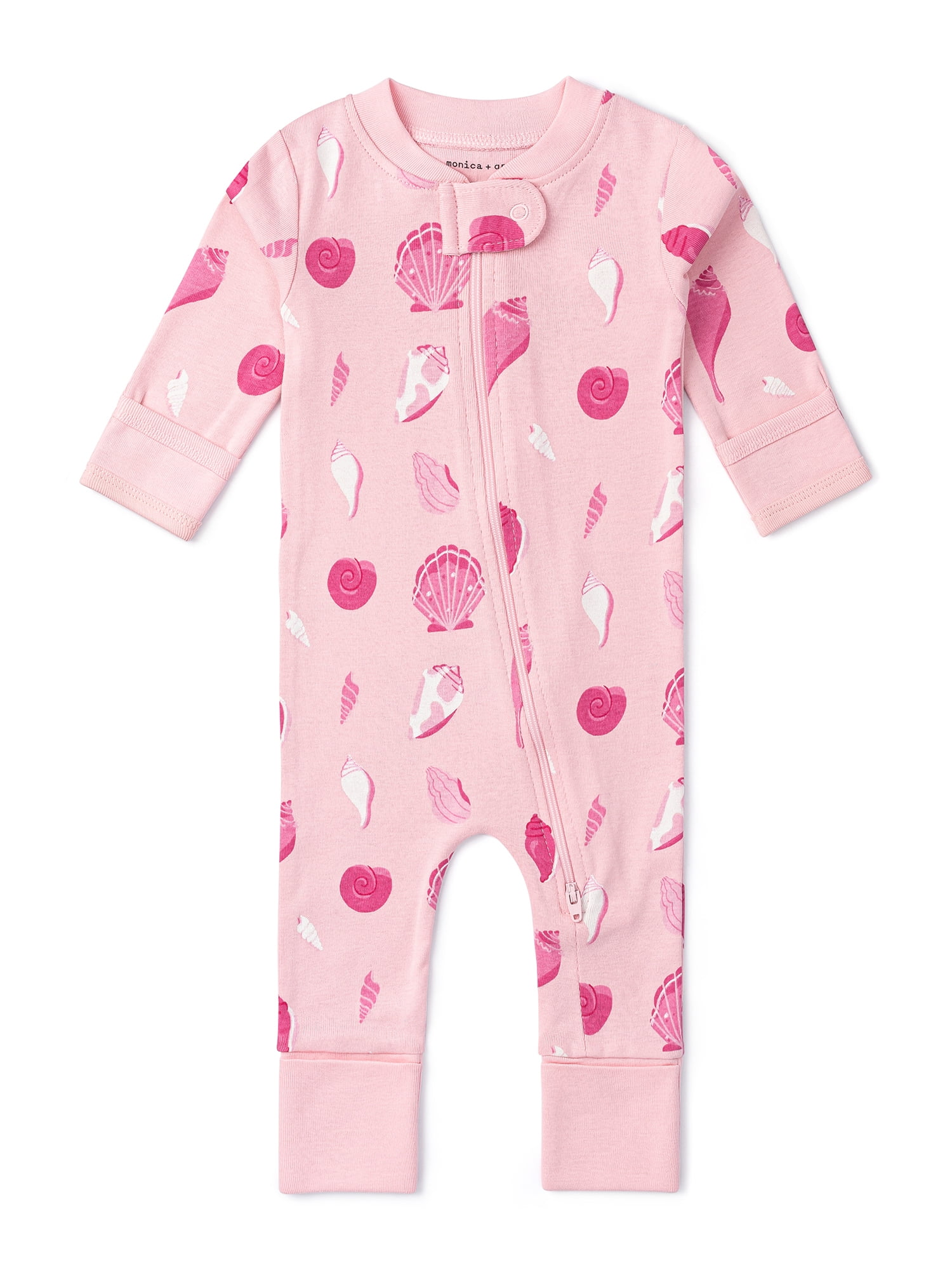 M+A by Monica + Andy, Organic Cotton One-Piece Coverall, Sizes Newborn - 18-24 Months