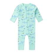 M+A by Monica + Andy, Organic Cotton One-Piece Coverall, Sizes Newborn - 18-24 Months