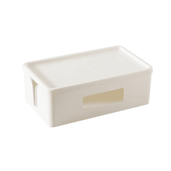 1PC Cable Storage Box Desktop Power Plug Board Storage Box Wireless WiFi Router Bracelet Desktop Data Line Plug Holder