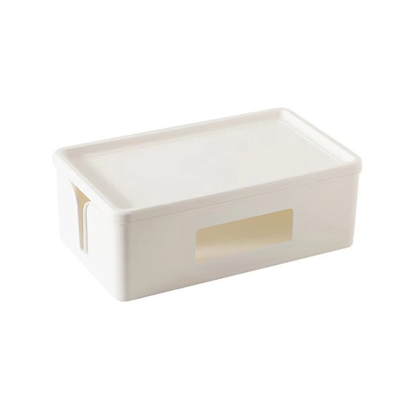 1PC Cable Storage Box Desktop Power Plug Board Storage Box Wireless WiFi Router Bracelet Desktop Data Line Plug Holder