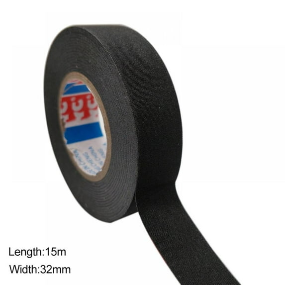 1PC Car Velvet Wiring Tape High Temperature Resistance Portable Flame Retardant Tape 15M