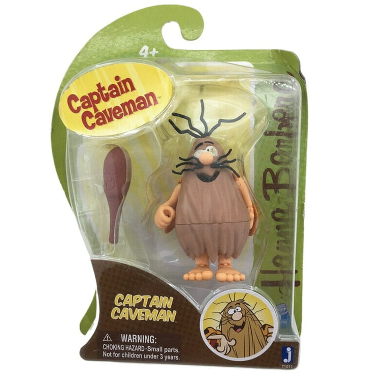 1PC Cartoon Anime Captain Caveman Action Figure Model Statue